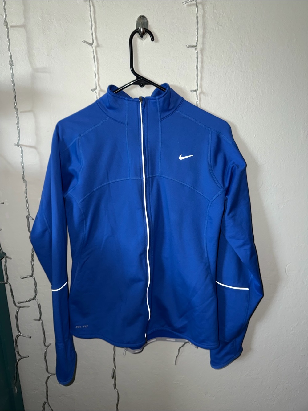 Nike Blue Full-Zip Womens Athletic Jacket